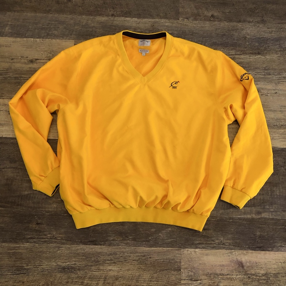 Callaway Golf Outerwear Pullover Windbreaker Yell… - image 1